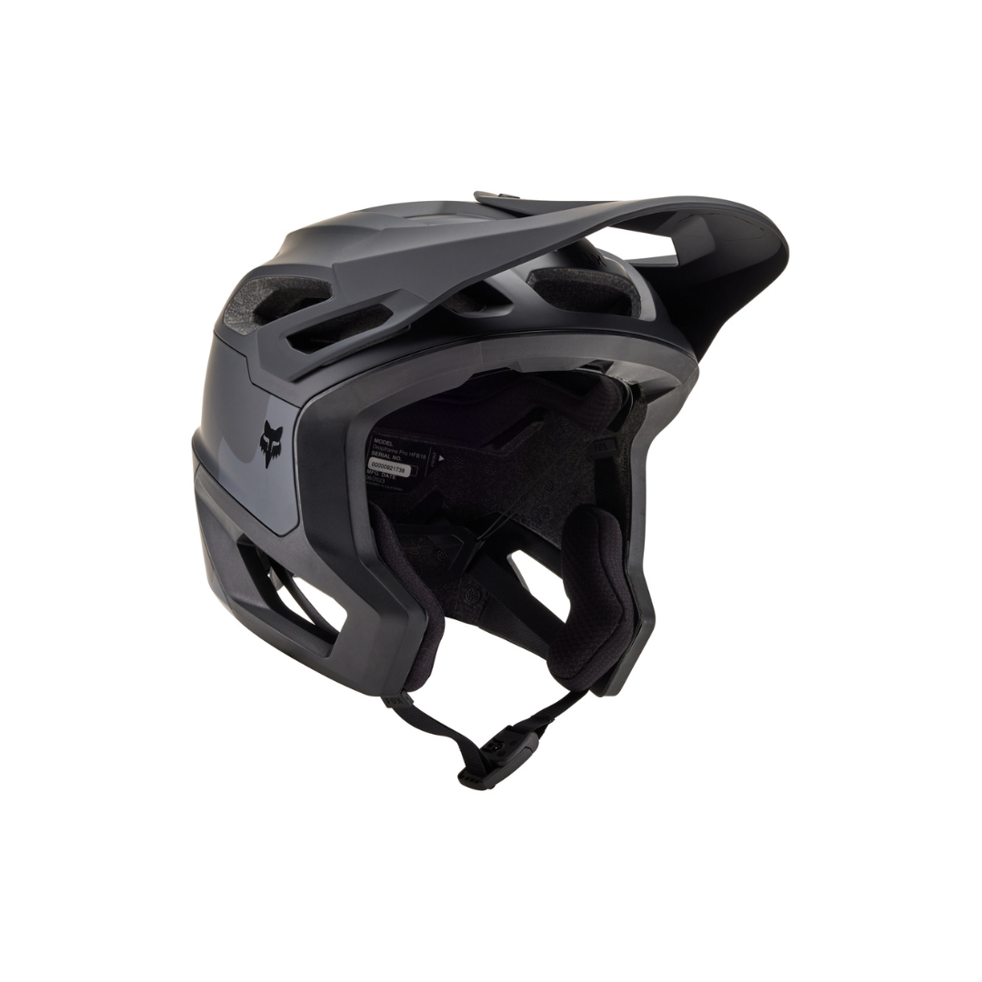 bike full face helmets Dropframe Pro Nyf Helmet Size Large, Black/White, Adult Mountain Bike Gear by Fox Racing