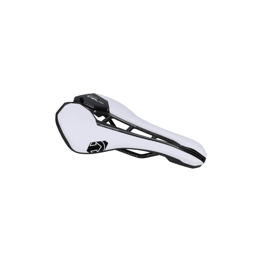 PRO STEALTH CURVED PERFORMANCE AF STAINLESS SADDLE WHITE