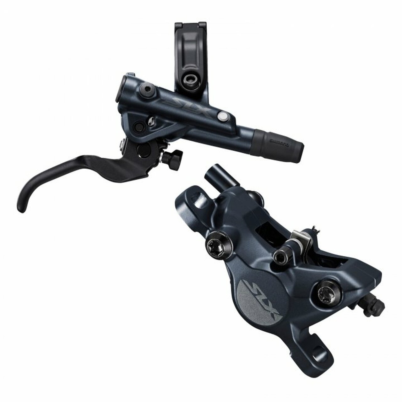 Shimano SLX BL/BR-M7100 Brake Set Levers Pair Front Rear (Metal Pads)-Bicycle Brake Sets-Shimano