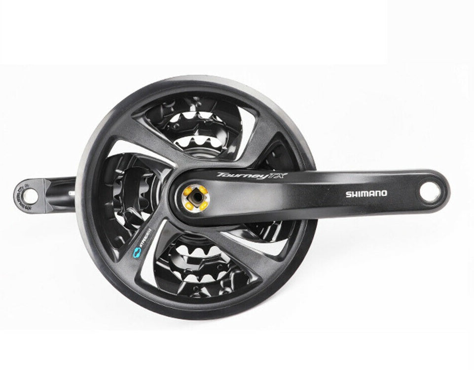 Shimano TOURNEY TY TX801 3x8 Speed MTB Crankset-Bicycle Cranks-Shimano