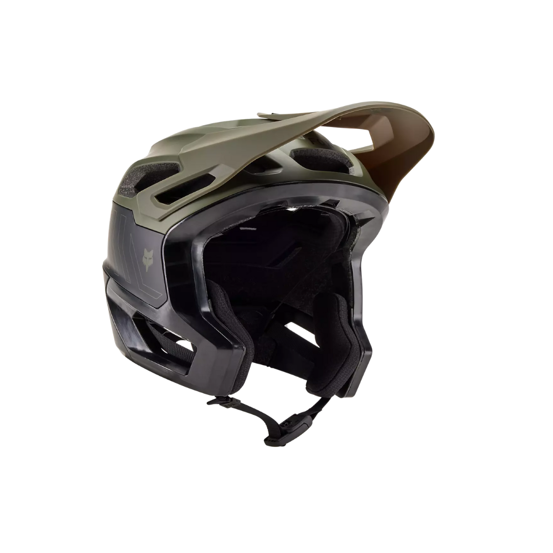 fox mtb helm mips Dropframe Pro Nyf Helmet Size Large, Black/White, Adult Mountain Bike Gear by Fox Racing