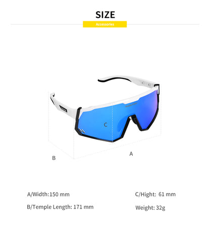 Blade Interchangeable Cycling Glasses (3 Color)