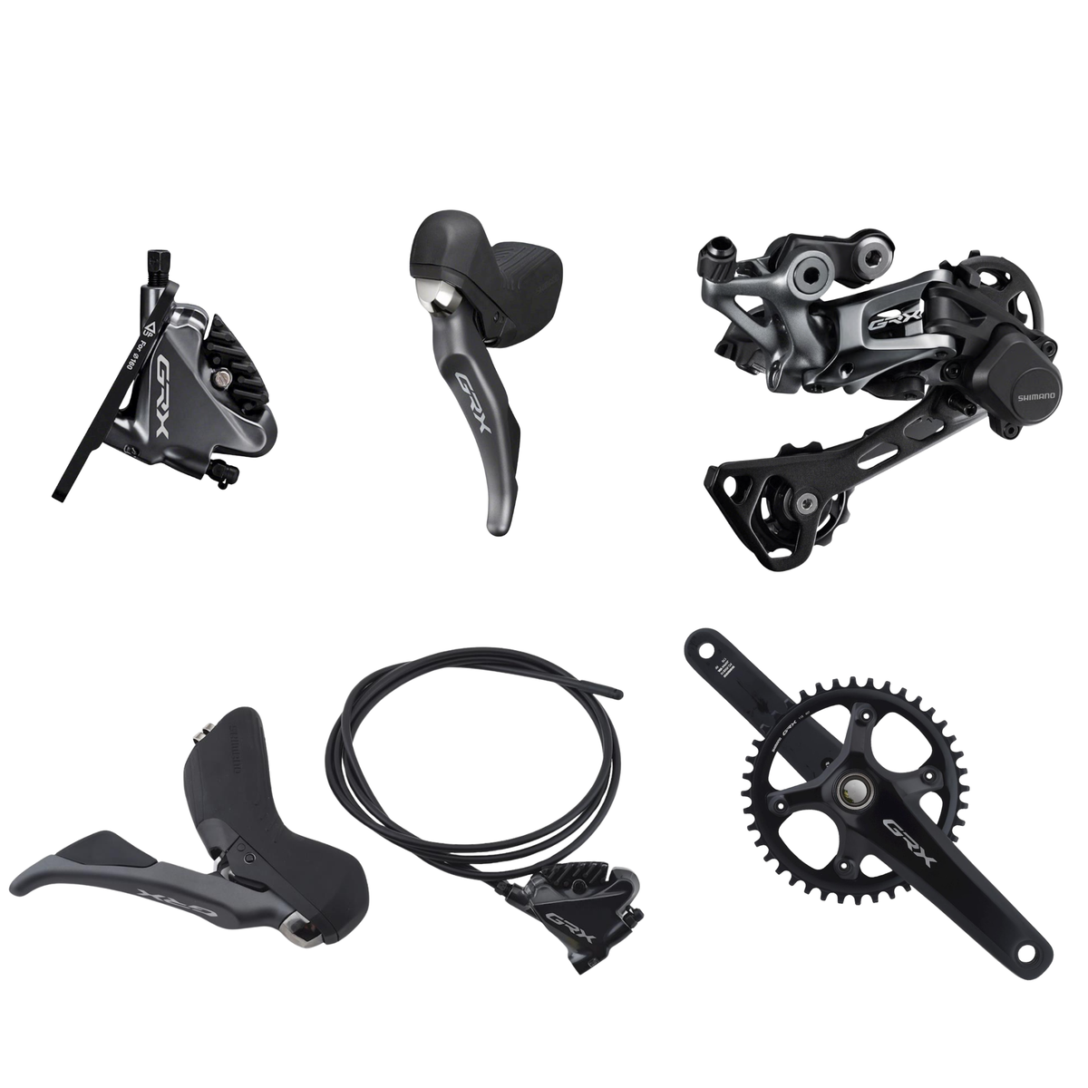 Shimano GRX 810 1x11-Speed Gravel Groupset Upgrade Bundle (4-Pcs Set)