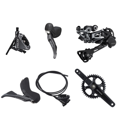 Shimano GRX 810 1x11-Speed Gravel Groupset Upgrade Bundle (4-Pcs Set)