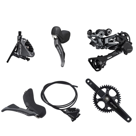 Shimano GRX 810 1x11-Speed Gravel Groupset Upgrade Bundle (4-Pcs Set)