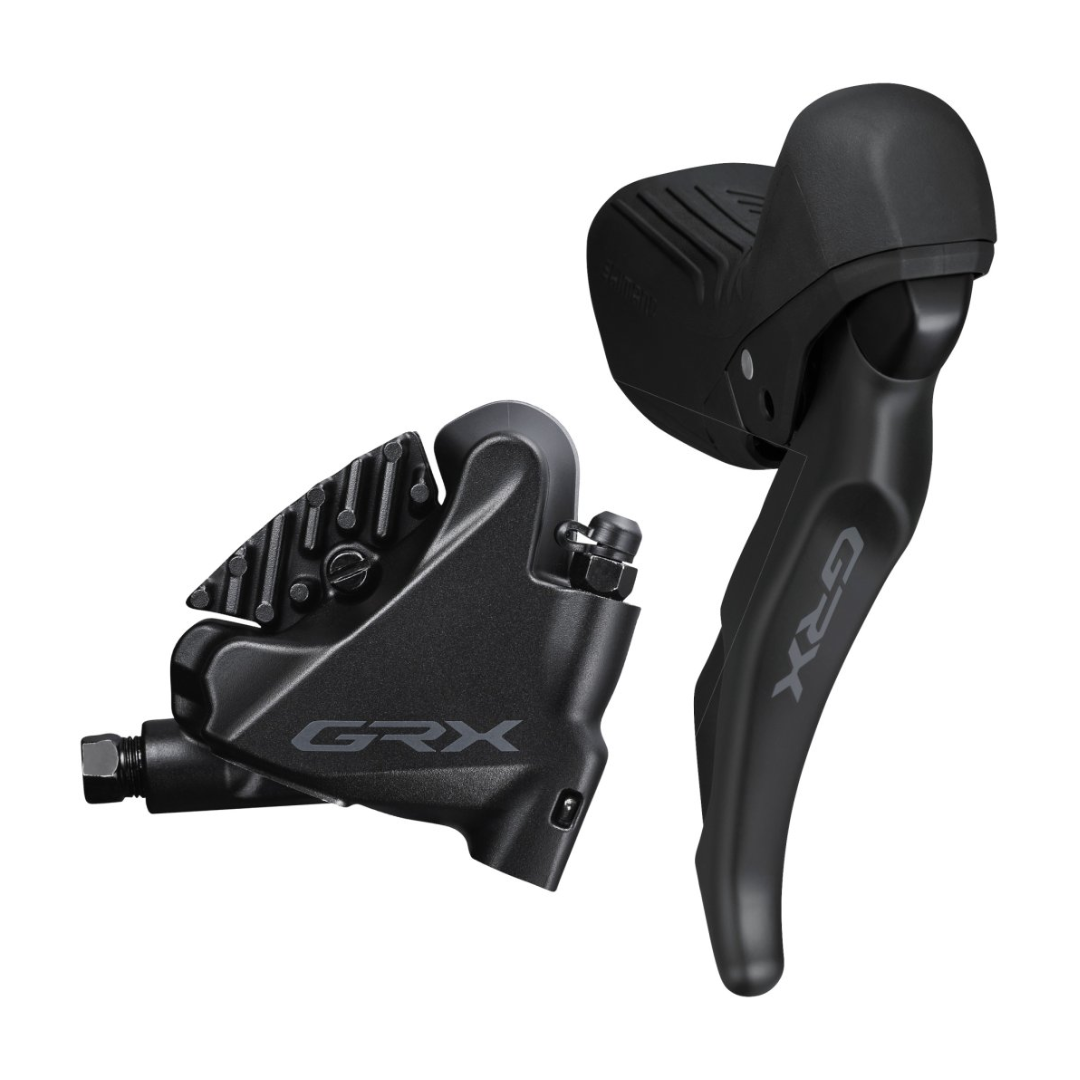 Shimano GRX ST-RX610 / BR-RX400 Disc Brake - STI | Flat Mount | J-Kit - 2-speed | left (L) | front (F) and STI | Flat Mount | J-Kit - 12-speed | right (R) | rear (R)