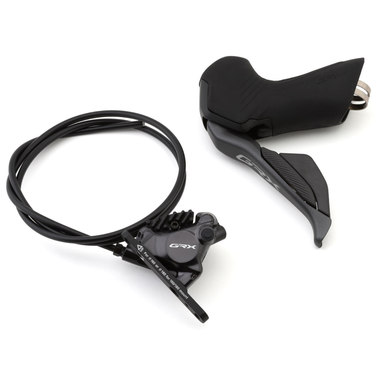 Shimano GRX RX825 Di2 2x12-Speed Shift/Brake Lever & Caliper Complete Set (Front & Rear, Resin Pads)