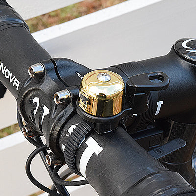 CAT EYE FlexTight™ Bell Solid Brass OH-2400 (Black / Silver / Gold)-Bicycle Bells & Horns-Cateye