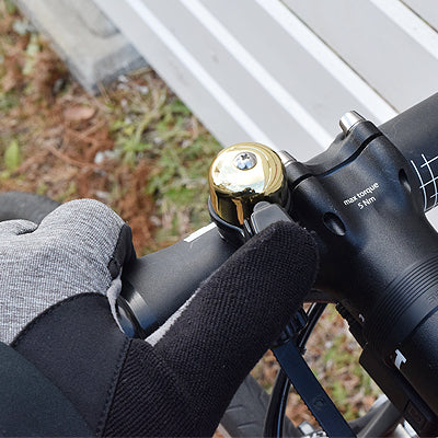 CAT EYE FlexTight™ Bell Solid Brass OH-2400 (Black / Silver / Gold)-Bicycle Bells & Horns-Cateye