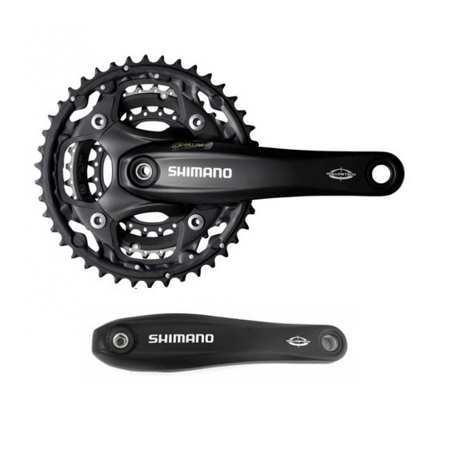 Shimano M522 3x10 Speed MTB Crankset-Bicycle Cranks-Shimano