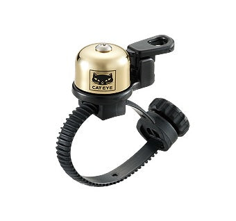 CAT EYE FlexTight™ Bell Solid Brass OH-2400 (Black / Silver / Gold)-Bicycle Bells & Horns-Cateye