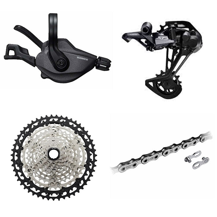 [1x12 Speed] Shimano DEORE XT M8100 Series Groupset (4 Pcs)-Bicycle Groupsets-Shimano