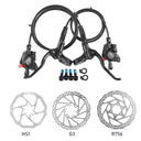 Shimano MT200 Hydraulic Disc Brake 2-Piston MTB Caliper with Rotors