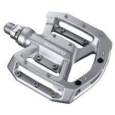 Shimano PD-GR500 Flat Pedal (Black / Silver)-Bicycle Pedals-Shimano