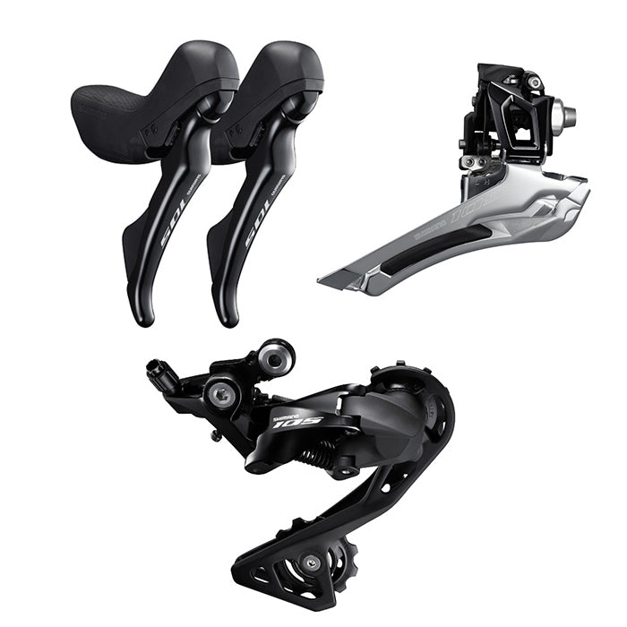 [2x11 Speed] Shimano 105 R7000 Road Bike (8pcs)-Bicycle Groupsets-Shimano