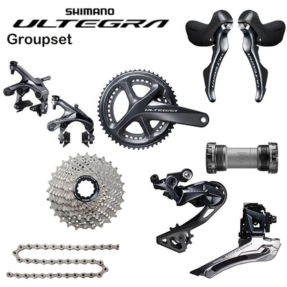 [2x11 Speed] Shimano Ultegra R8000 Road Bike (8pcs)-Bicycle Groupsets-Shimano