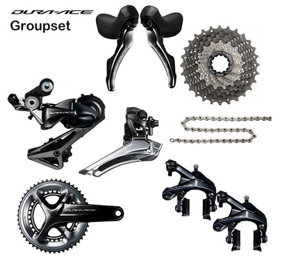 [2x11 Speed] Shimano Dura Ace R9100 Road Bike (7pcs)-Bicycle Groupsets-Shimano