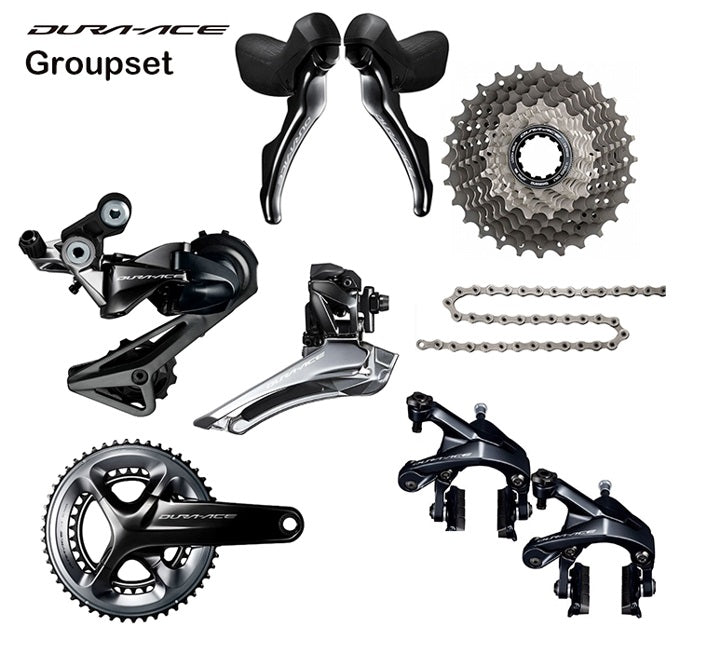 [2x11 Speed] Shimano Dura Ace R9100 Road Bike (7pcs)-Bicycle Groupsets-Shimano