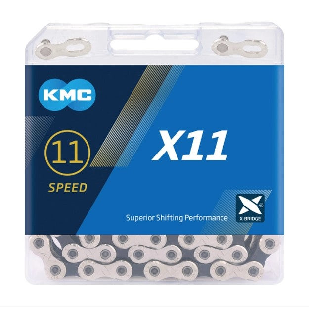 KMC Chain X11 118 Links 11 Speed MTB-Bicycle Chains-KMC