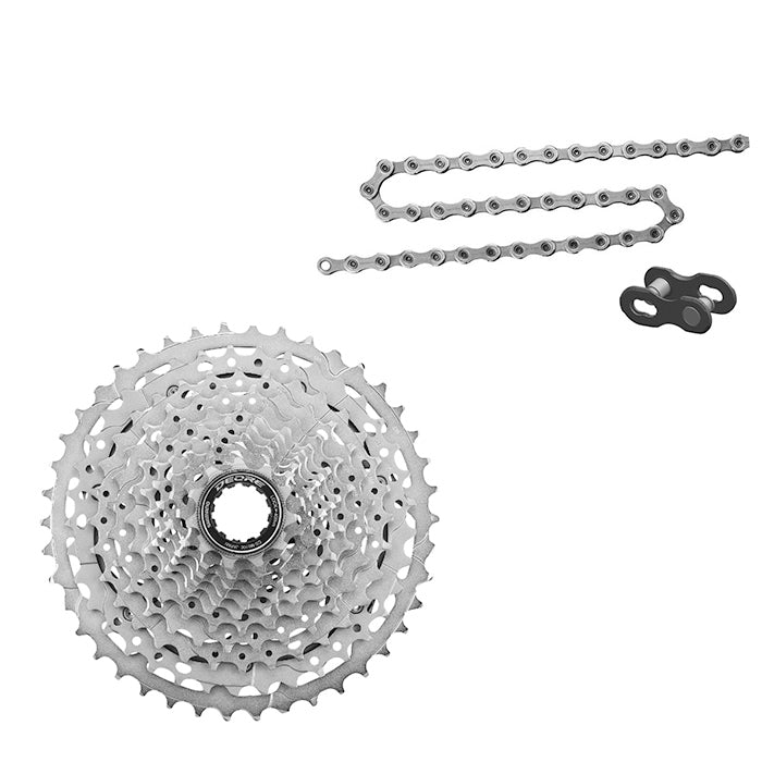 [1x11 Speed] Shimano DRORE CS M5100 Cassette Sprocket 11 Speed 11-51T and CN HG601 11 speed Road Chain 116 link-Bicycle Groupsets-Shimano